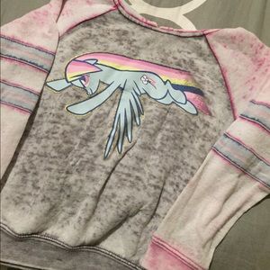 Kids size small 3t/4t Rainbow dash hoodie